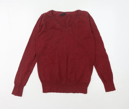 Cubus Women’s Red V-Neck Pullover Jumper L