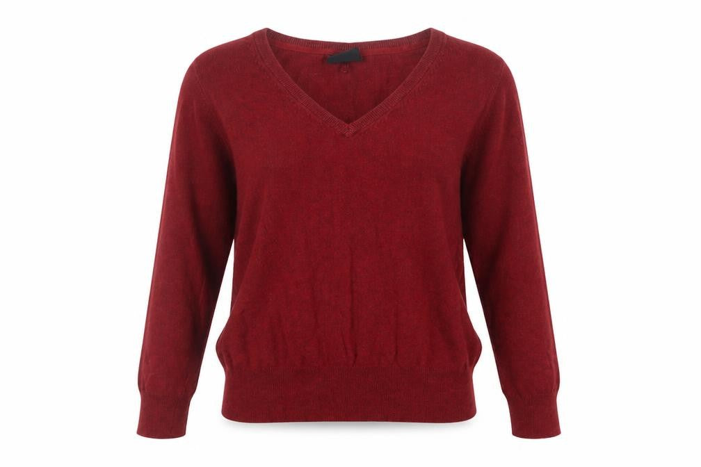 Cubus Women’s Red V-Neck Pullover Jumper L
