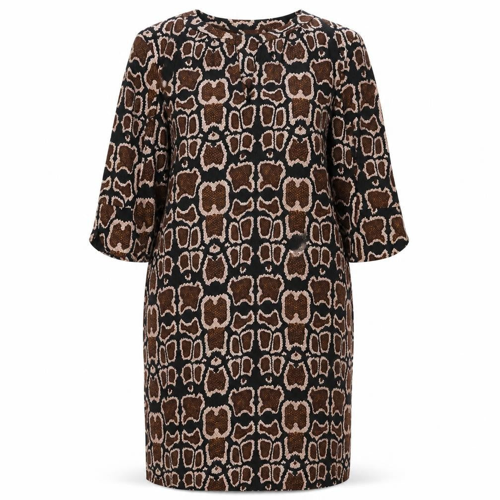 Marks & Spencer Women's Brown Animal Print Dress