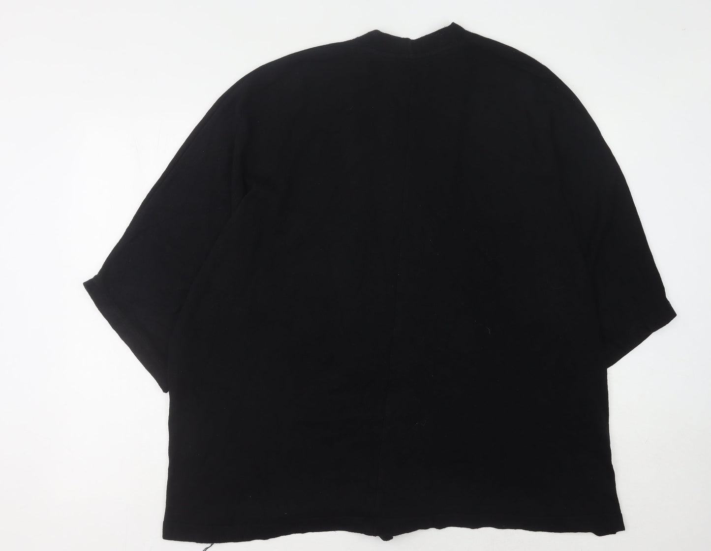 ASOS Women's Black Open Front Cardigan, Size 12, Open-Front