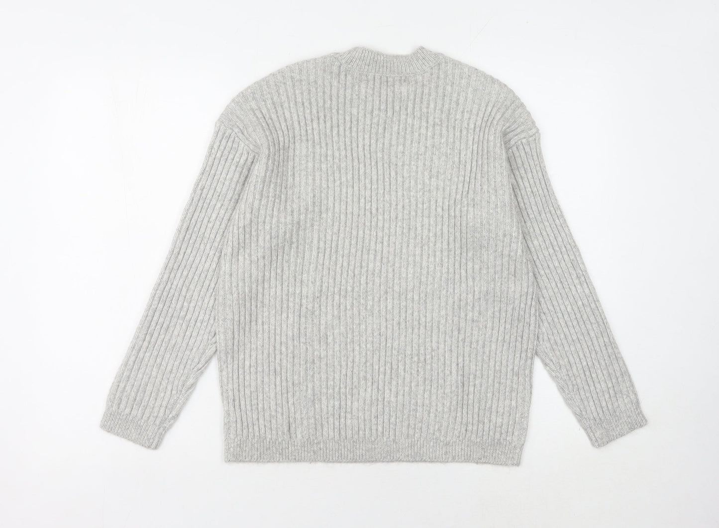 Marks and Spencer Women's Grey Pullover Jumper - Size S
