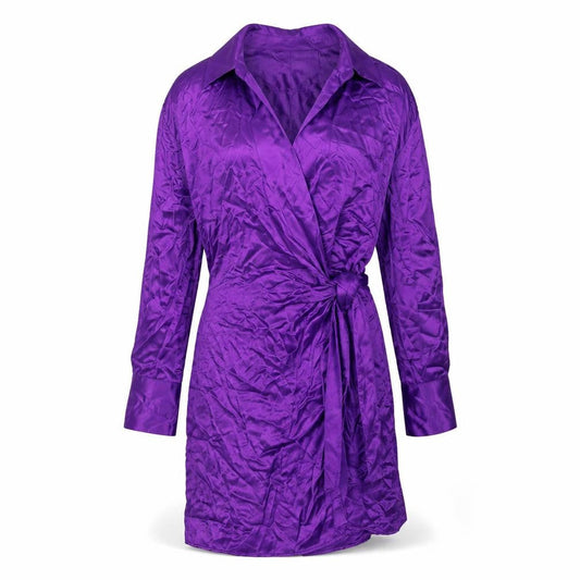 Zara Purple Collared Dress - Women's Size 12