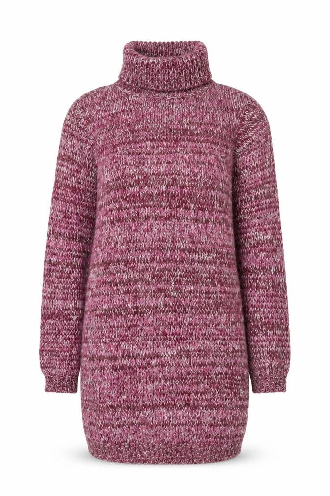 Pieces Women's Multicoloured Roll Neck Pullover Jumper M