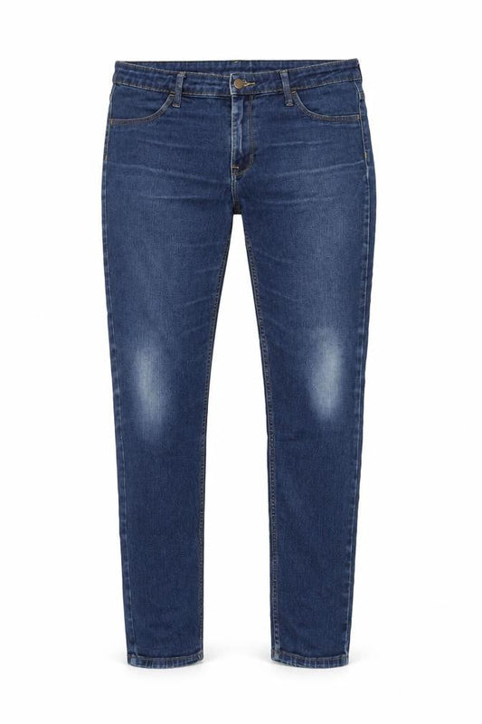 Men's Blue Skinny Denim Jeans - Regular Fit