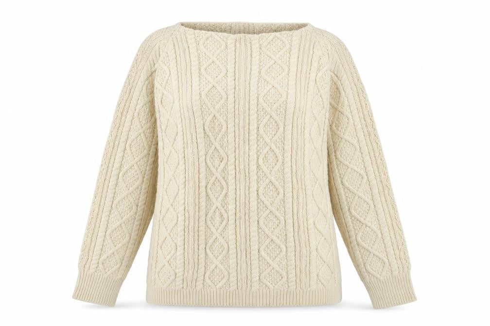 TRU Collection Women's Beige Pullover Jumper M