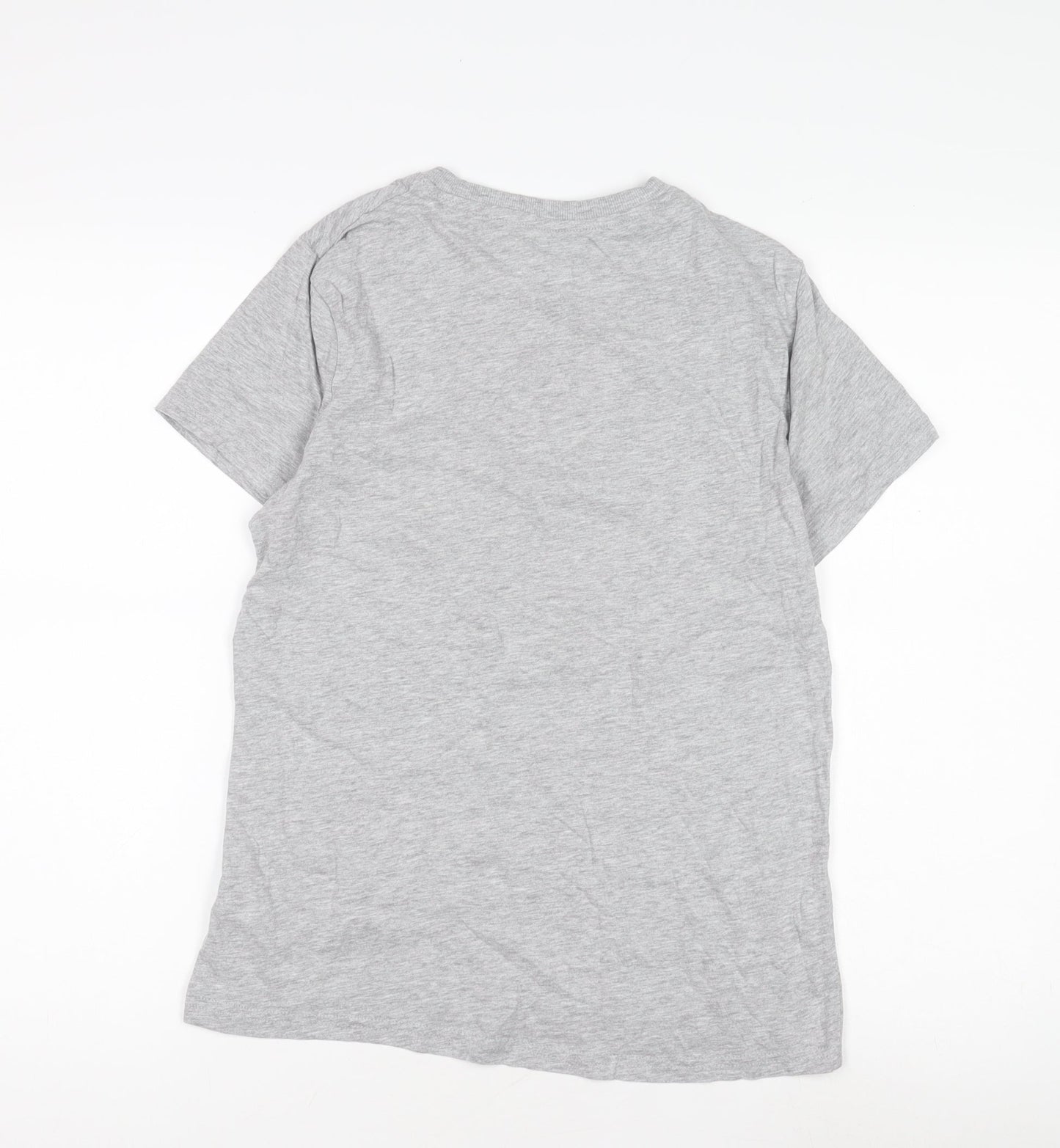 Disney Women's Grey Cartoon T-Shirt - 2XS Casual