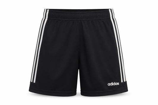 Adidas Boys Black XL Athletic Shorts with Stripes