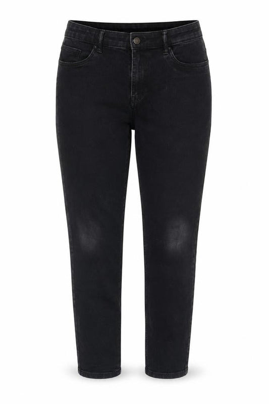 Women's Black Skinny Jeans, Size M, Dark Wash