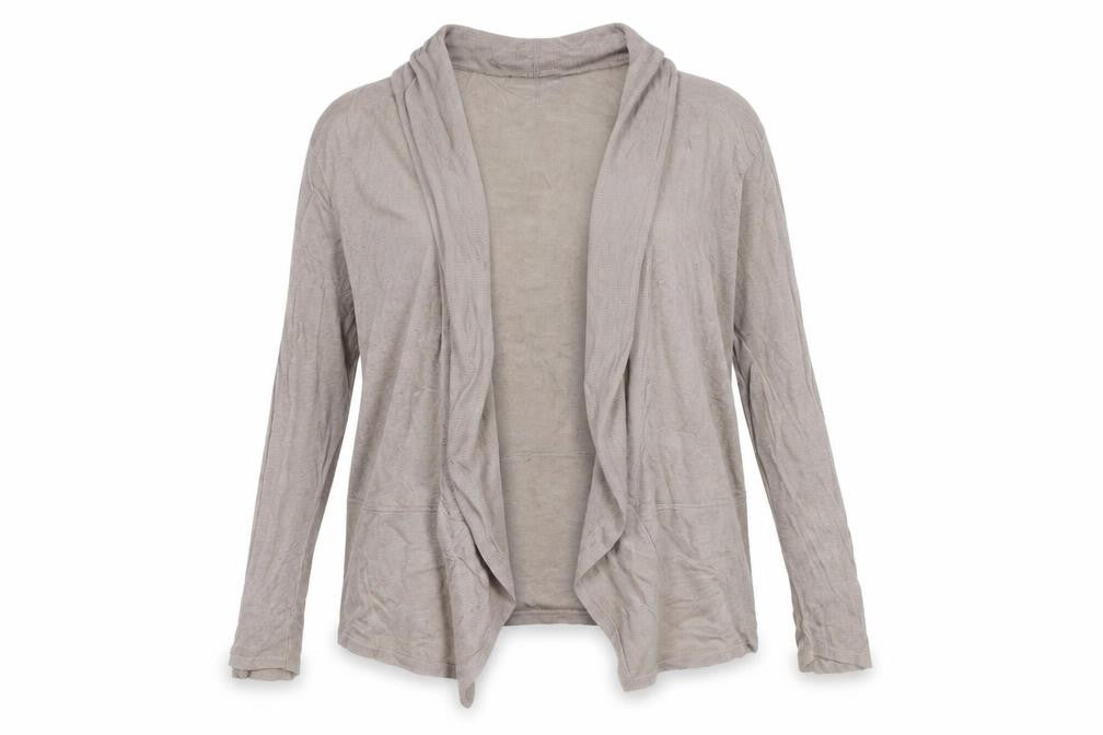 Emreco Women's Beige Open Front Cardigan Size 16
