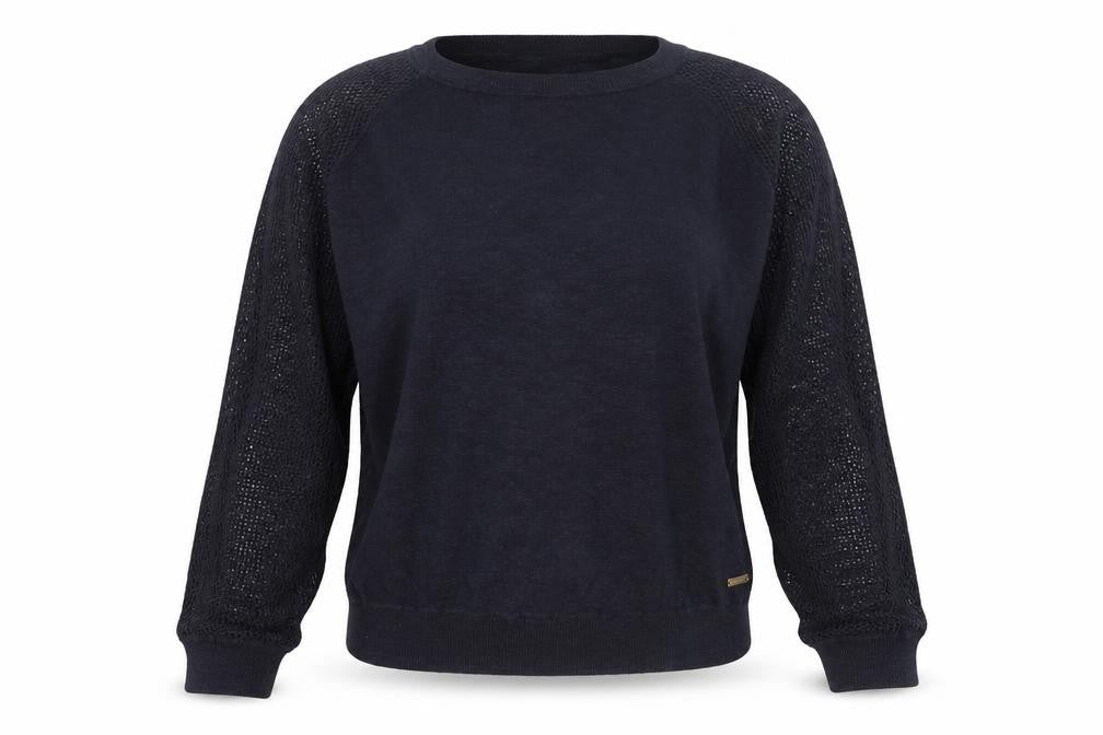Hugo Boss Women's Black Pullover Jumper, L, Crew Neck