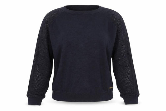 Hugo Boss Women's Black Pullover Jumper, L, Crew Neck