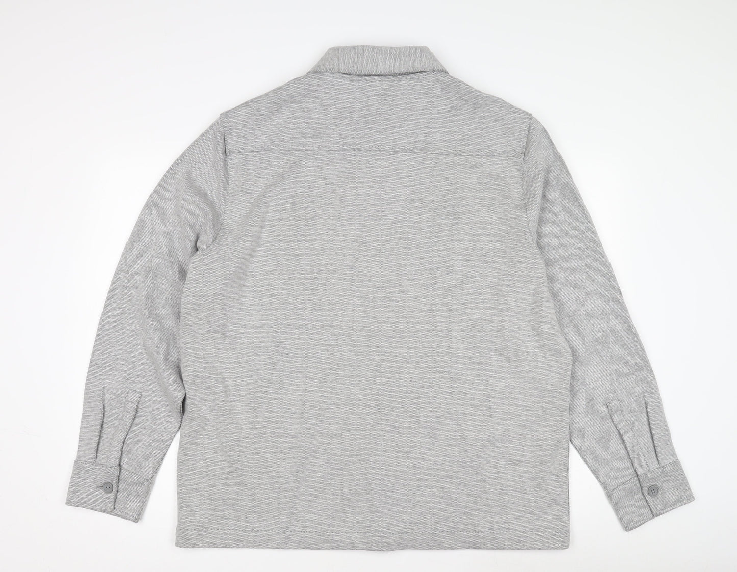 Marks and Spencer Mens Grey XL Basic Knit Jacket