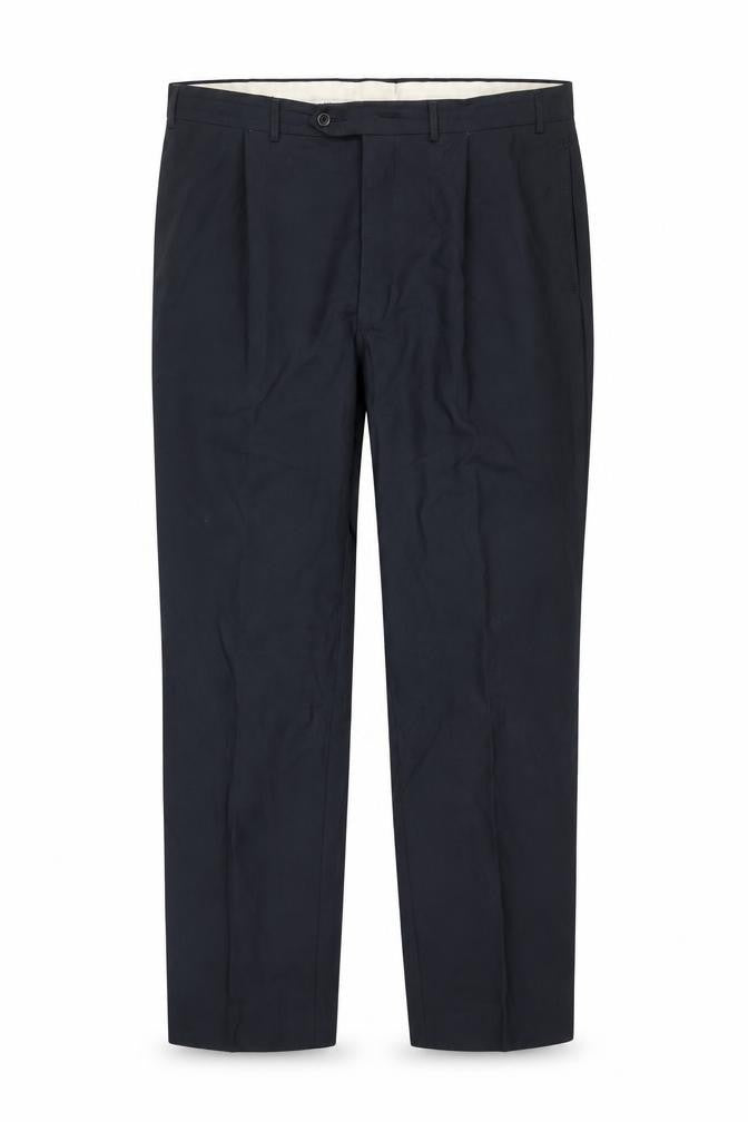 Balmain Men's Black Straight Suit Trousers 40W/32L