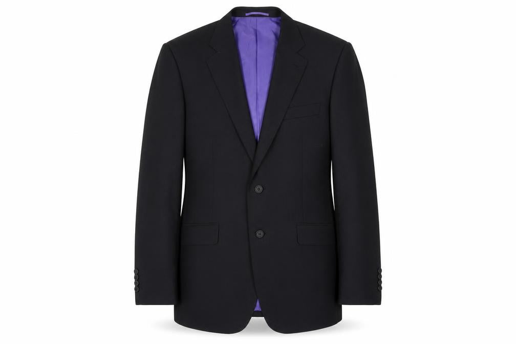 Milan Collection Men's Black Blazer 40R Business Jacket