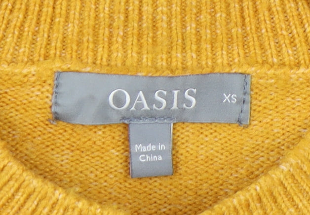 Oasis Women Yellow XS Pullover Jumper