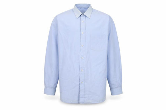 Van Heusen Men's Blue Long Sleeve Shirt, Size 18