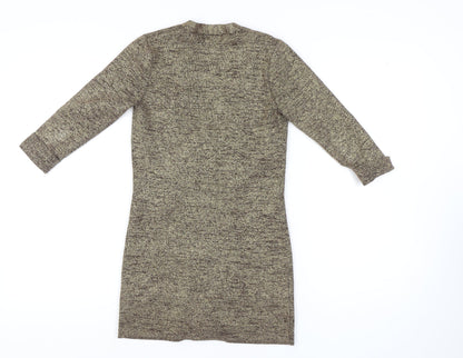 Back view of Principles Women's Brown Cardigan, size 8