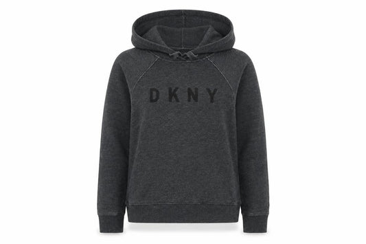 DKNY Grey Women's Pullover Hoodie, Size S