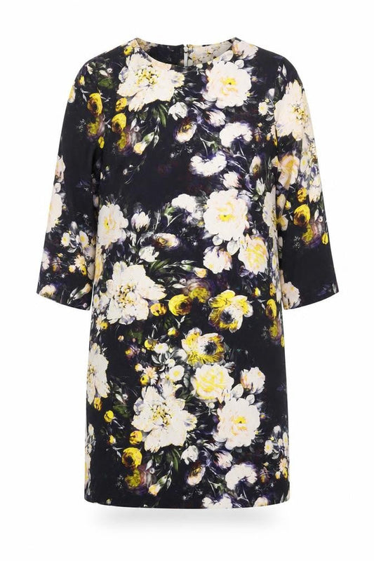 Warehouse Women's Floral Dress Multicoloured Size 16