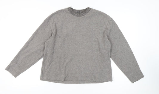 Zara Women's Grey Pullover Jumper Size 12