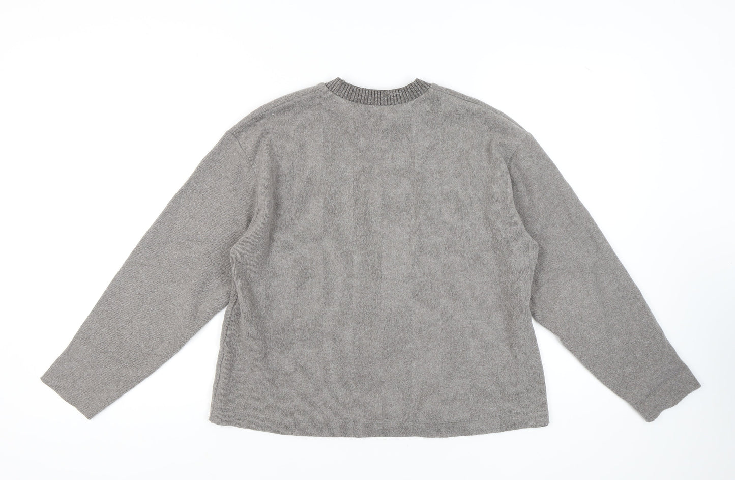 Zara Women's Grey Pullover Jumper Size 12