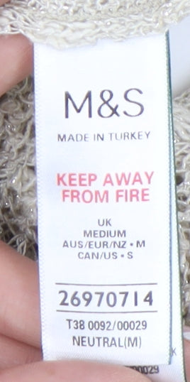Marks and Spencer Women's Ivory Knit Pullover Jumper M