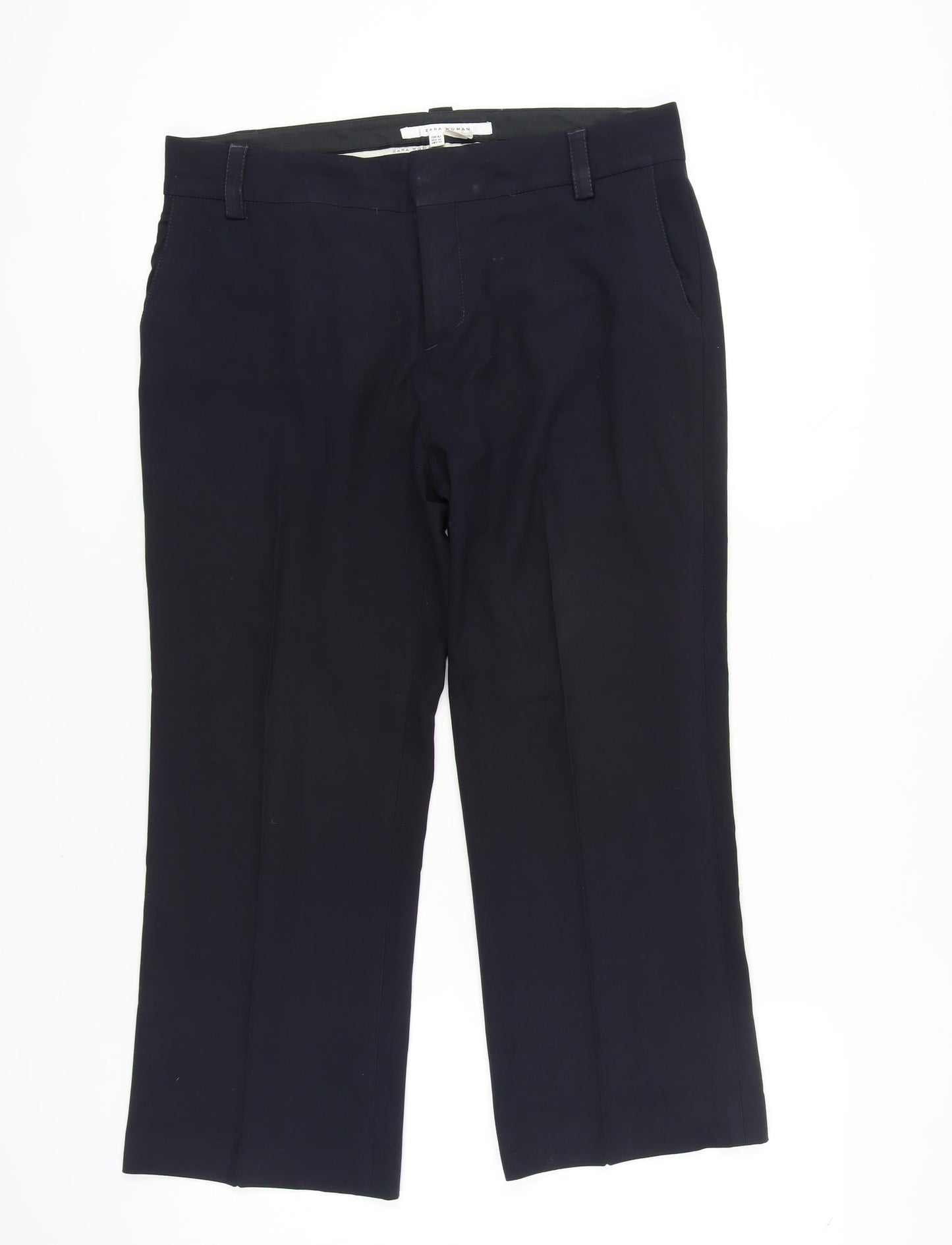 Zara Women's Black Dress Pants, Size 14, Polyester Blend