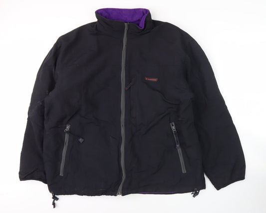 Woods Men's Black Jacket L Full Zip