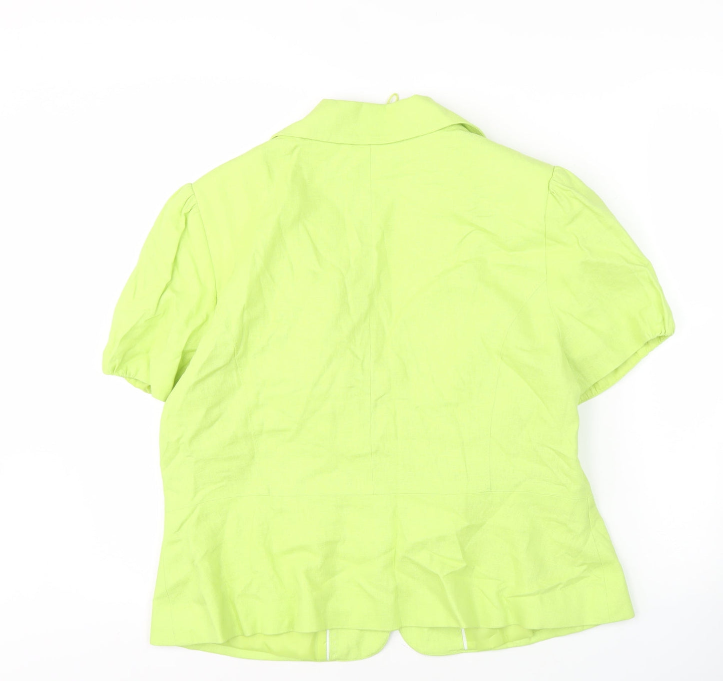 Marks and Spencer Green Women's Blazer, Size 16