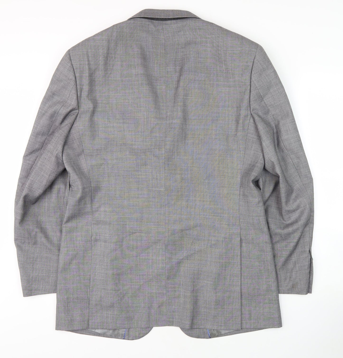 Vincere Men's Grey 40 Regular Blazer Business Formal