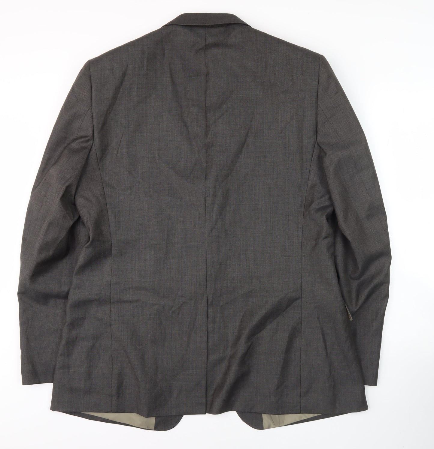 Tom English Grey Men's Suit Jacket, Size 44L Single-Breasted
