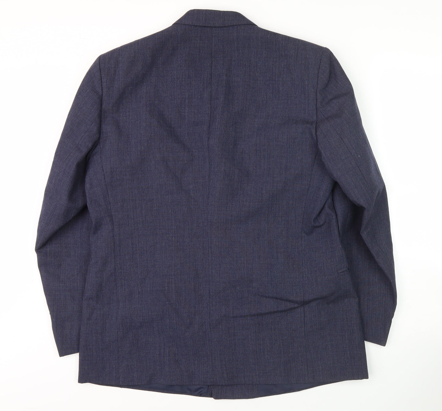 Harbarry of England Men's Blue Double-Breasted Blazer 40S