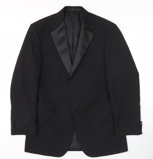 Marks and Spencer Men's Black Shawl Lapel Blazer