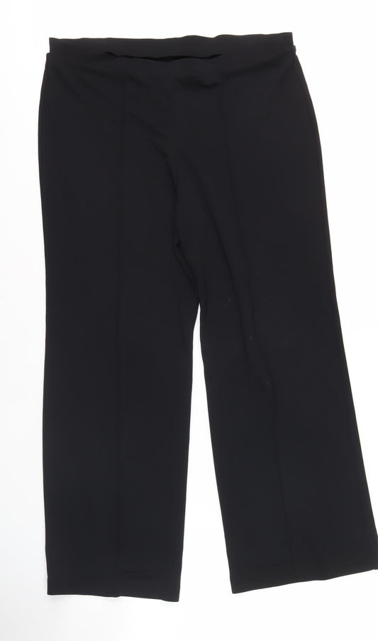 Marks and Spencer Women's Black Trousers Size 14