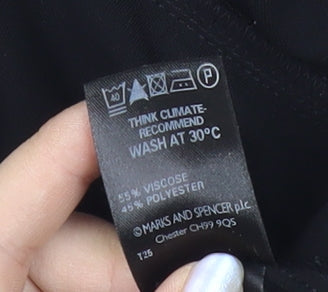 Marks and Spencer Women's Black Trousers Size 14