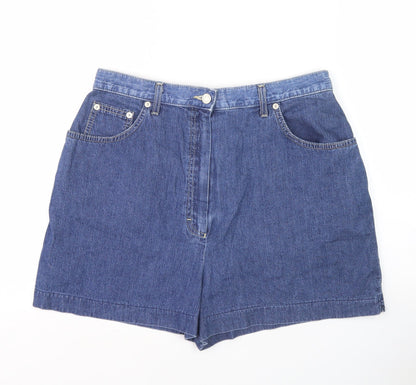 Marks & Spencer Womens Blue Denim Shorts Size 6