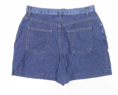 Marks & Spencer Womens Blue Denim Shorts Size 6