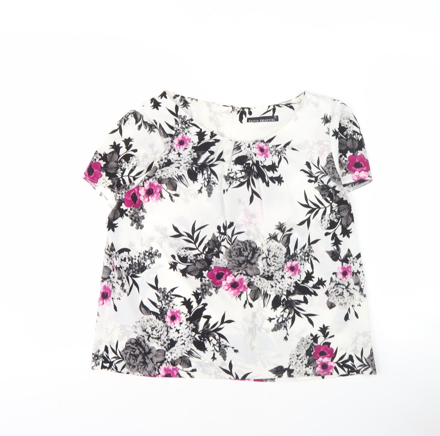 David Emanuel Women's Floral Blouse Size 12