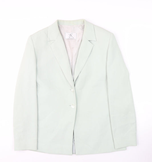 Gold by Michael H Women's Green Blazer Size 12