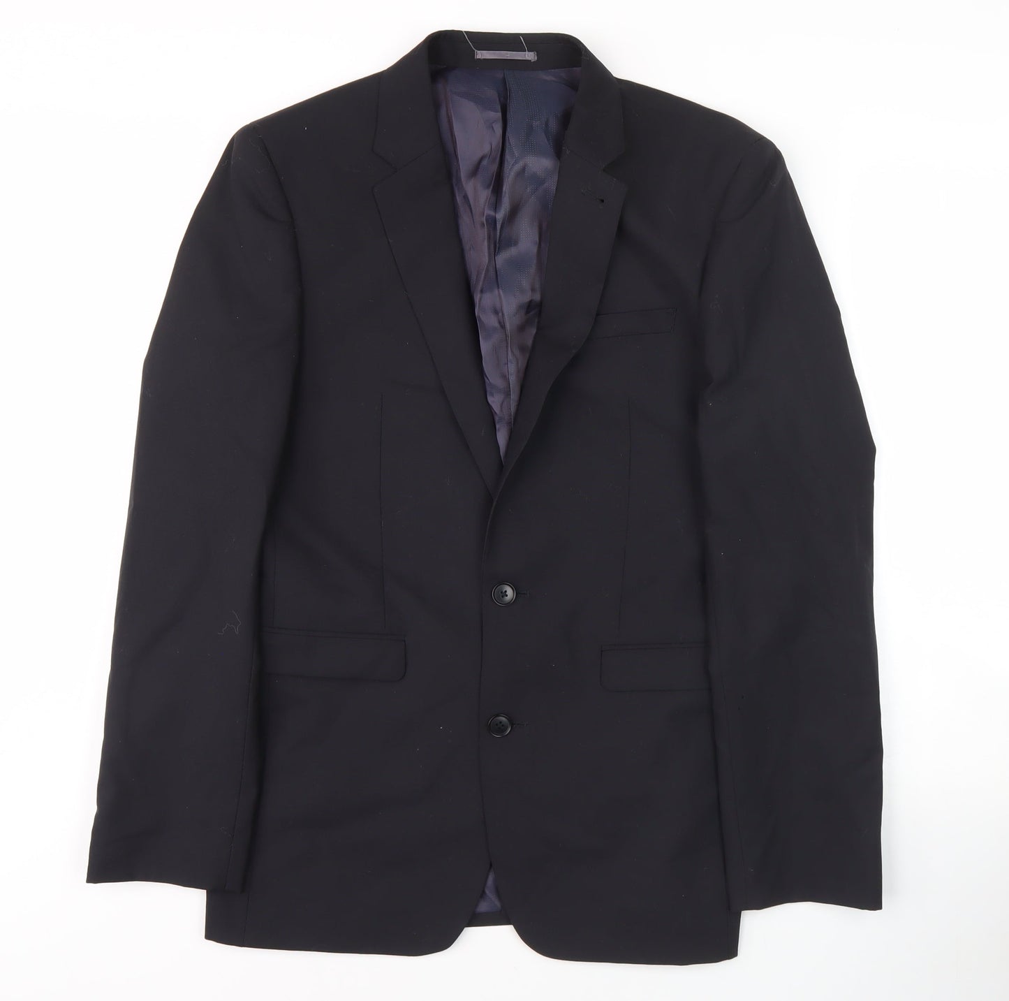 Next Men's Black Suit Jacket 36 Regular Fit Formal