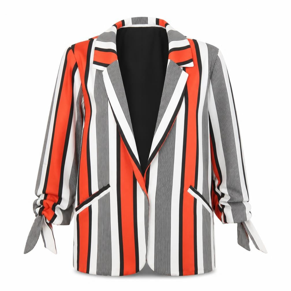 River Island Women's Multicoloured Striped Blazer Size 6