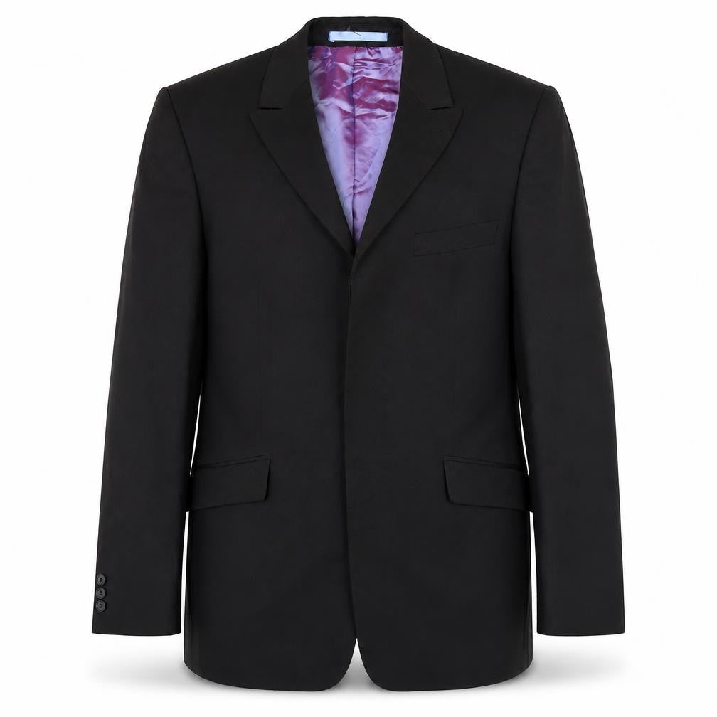 Burton Men's Black Blazer, Size L, Long Fit
