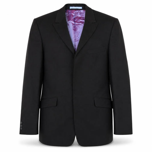 Burton Men's Black Blazer, Size L, Long Fit