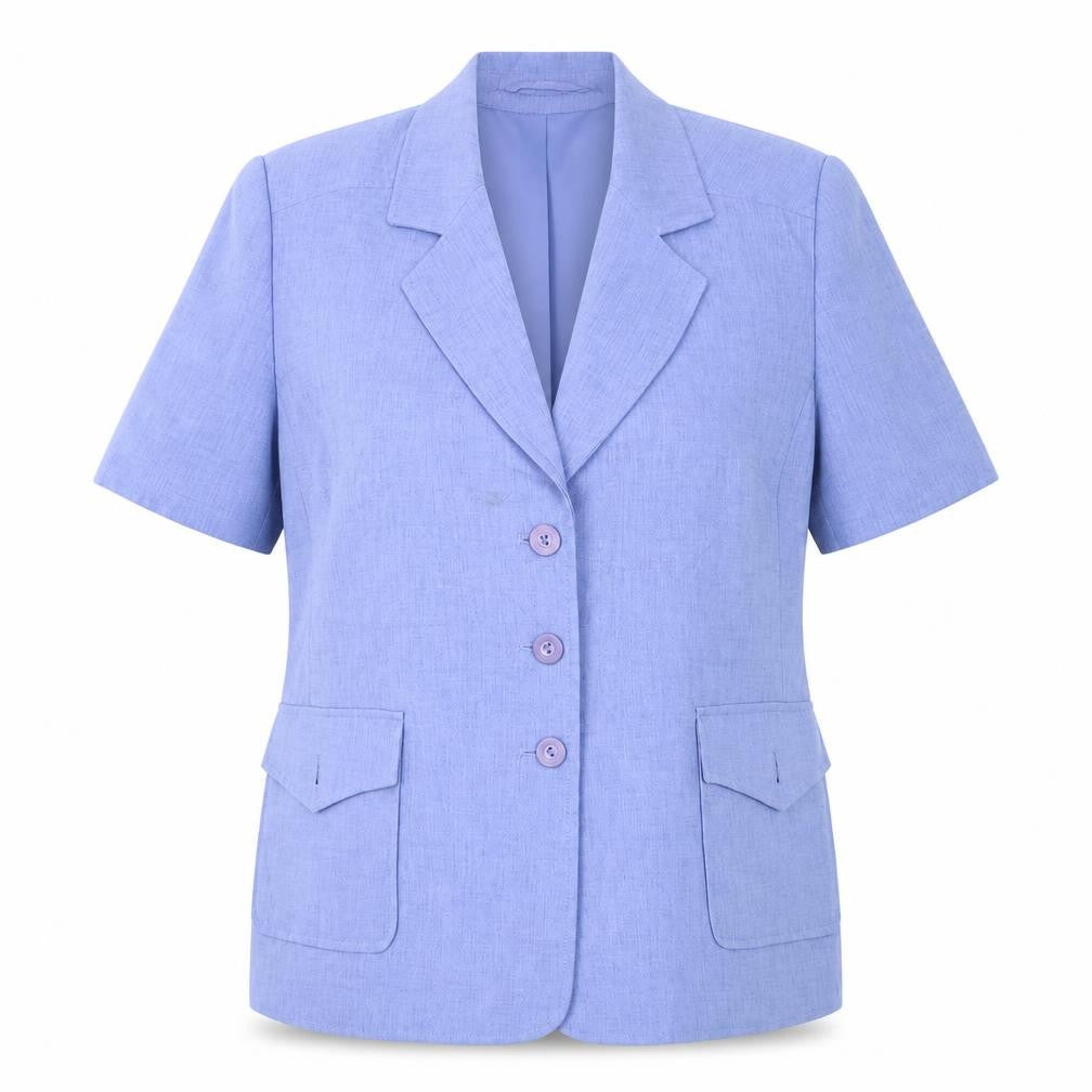 Eastex Women's Blue Suit Jacket Size 14
