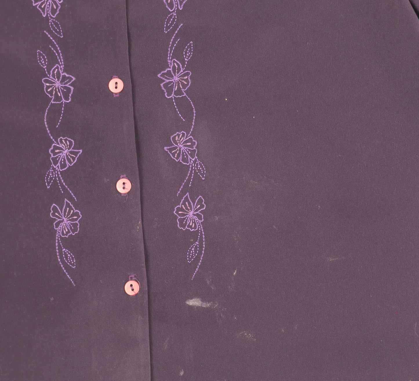 Michael Gold Women's Purple Button-Up Shirt Size 22