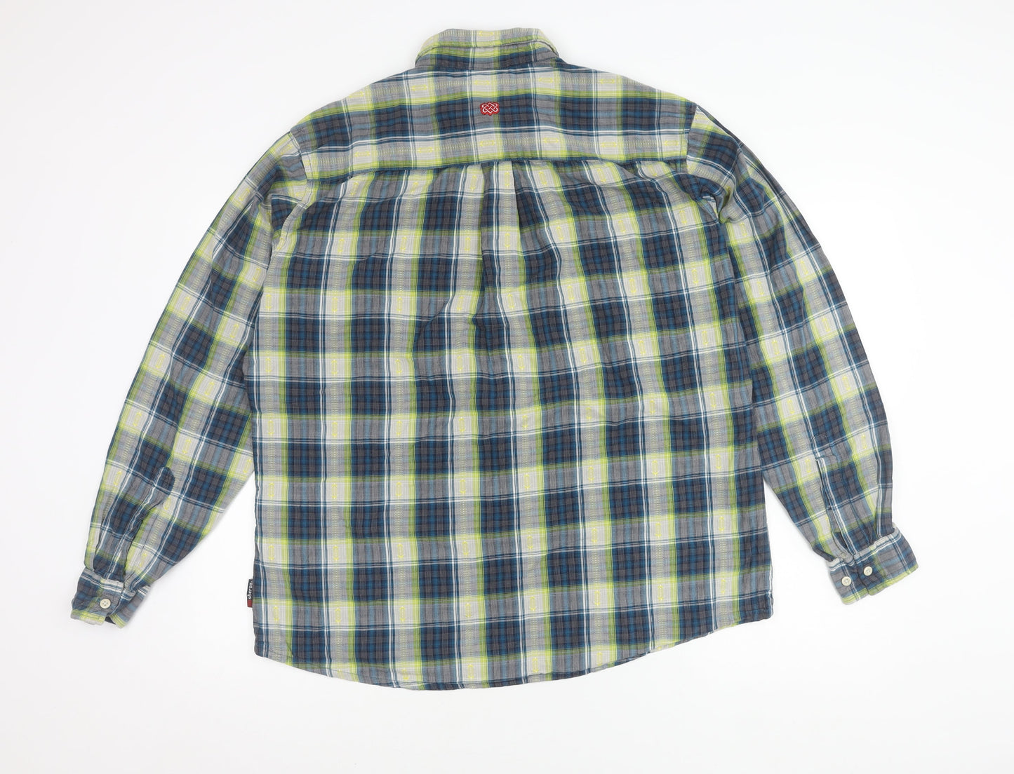 Sherpa Men's Multicoloured Plaid Long Sleeve Shirt 2XL