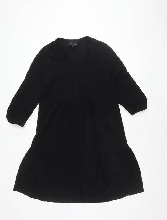 Phase Eight Women's Black Viscose Dress Size 12