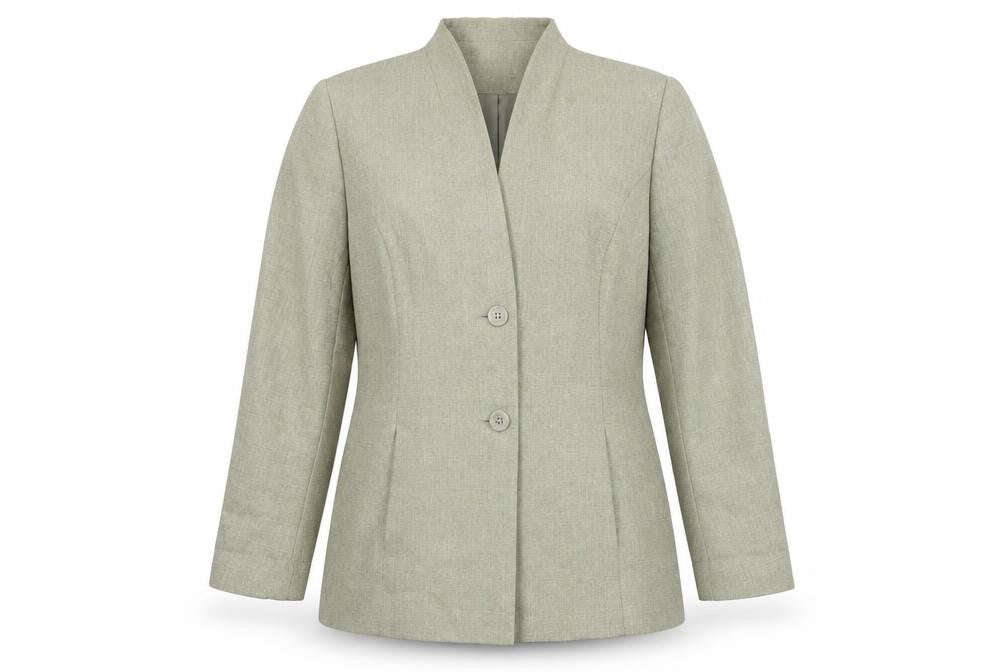 Wardrobe Women's Grey Suit Jacket Size 14, Classic Fit