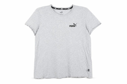 Puma Men's XL Grey Crew Neck Logo T-Shirt