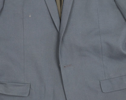Close-up detail of ASOS Men's Blue Blazer -, size 40, - Stylish Single-Breasted Jacket